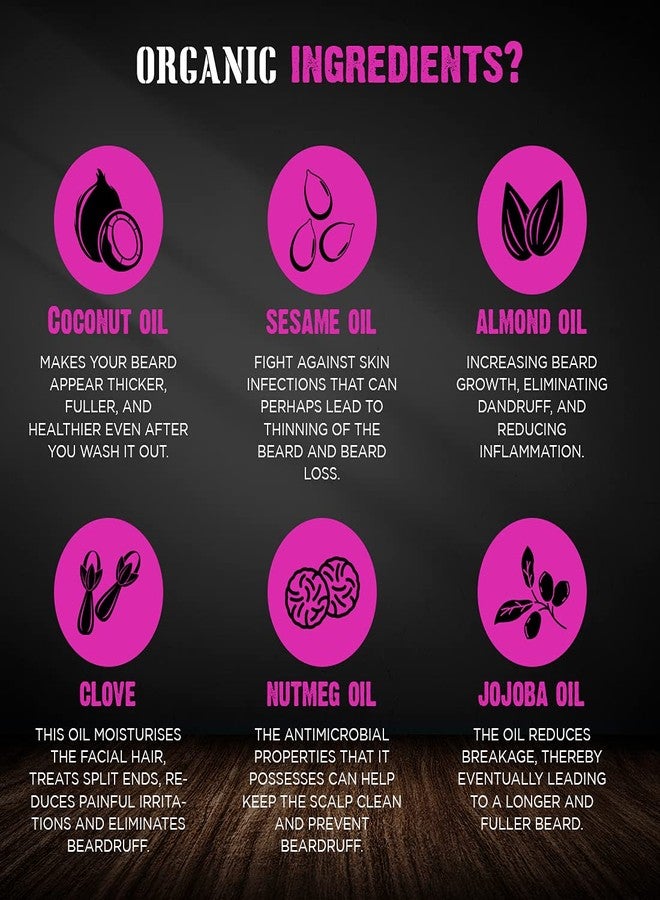 MAN CODE Mancode Beard & Hair Growth Oil, 60ml |With Clove & Nutmeg Natural Oils including Vitamin E Hair Oil for Thicker & Longer Beard | Beard Oil for Uneven, Patchy & Fast Beard Growth | Growth Oil for Stronger & Fuller Beard Hair - Image 5